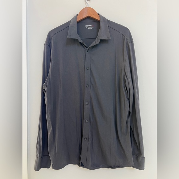 Untuckit Men’s Long Sleeve Cotton Button Down Size XL - Picture 1 of 6